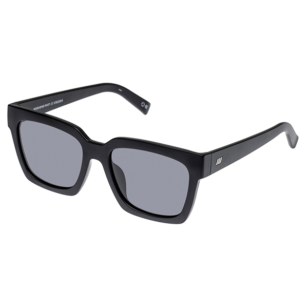 Le Specs Weekend Riot Sunglasses - Matte Black