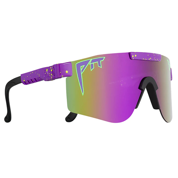 Pit Viper The Donatello Polarized Double Wide - Purple / Grey