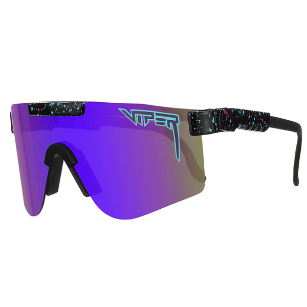 Pit Viper The Night Fall Polarized Double Wide - Black Purple