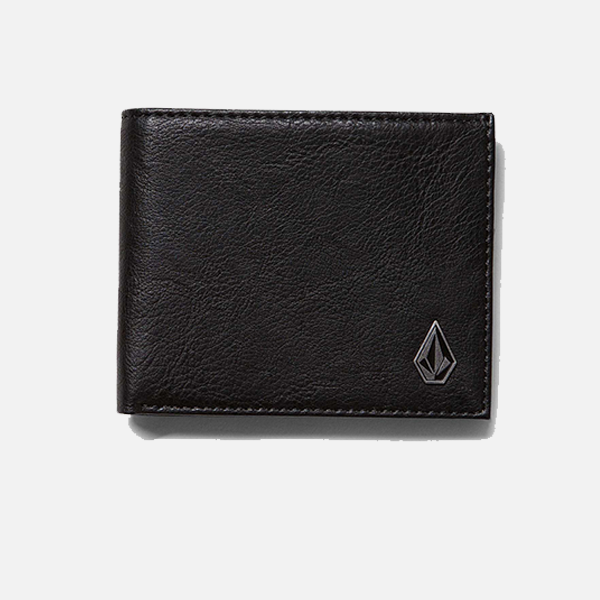 Volcom Slim Stone Wallet - Black