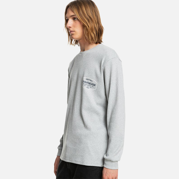 Quiksilver Loose Hands LS Tee - Athletic Heather