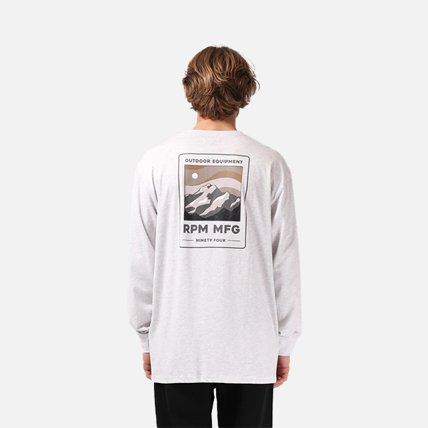 RPM Alpine LS Tee - White Marl