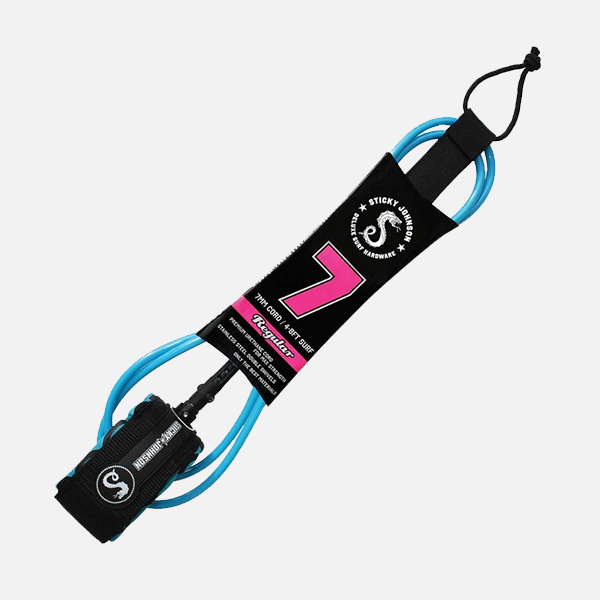 Sticky Johnson Surf Leash - Blue/Camo