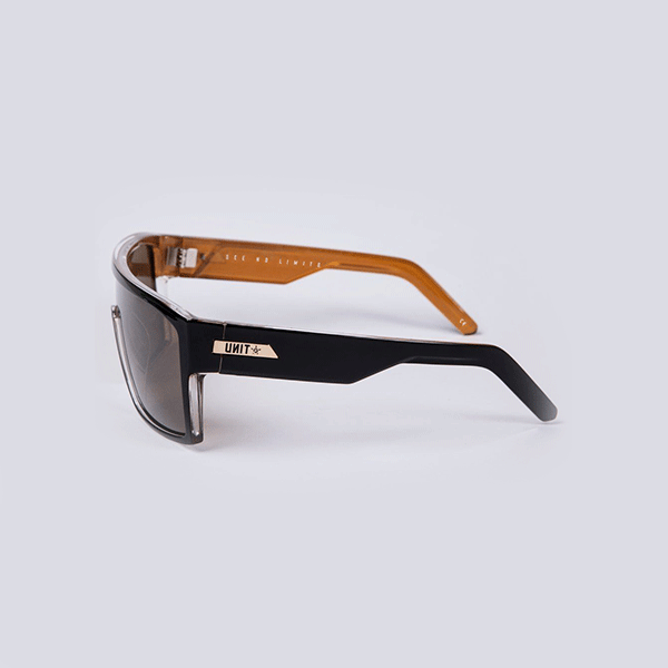 Unit Command Sunglasses Polarised - Black/Gold