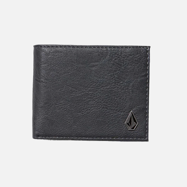 Volcom Slim Stone Wallet - Black